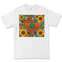 White sunflower gemstone and mom with cowhide Premium Tee - Artiststas