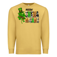 Antique Gold St. Patrick's Mister shenanigans Premium Sweatshirt - OliviaCreatesArt