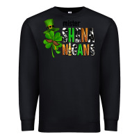Black St. Patrick's Mister shenanigans Premium Sweatshirt - OliviaCreatesArt