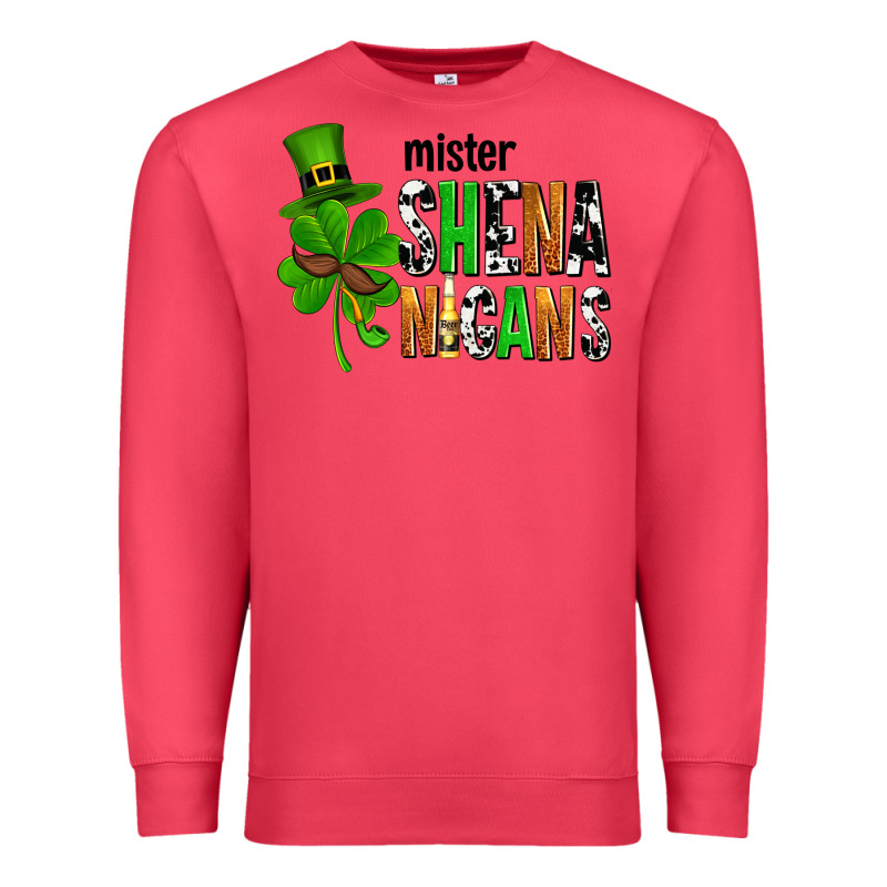 St. Patrick's Mister Shenanigans Premium Sweatshirt by OliviaCreatesArt | Teevron