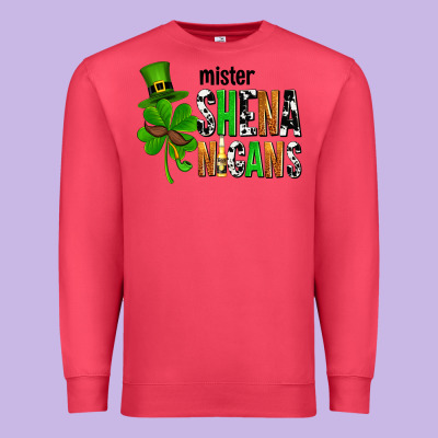 St. Patrick's Mister Shenanigans Premium Sweatshirt Designed By Oliviacreatesart