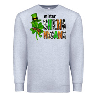 Heather Grey St. Patrick's Mister shenanigans Premium Sweatshirt - OliviaCreatesArt