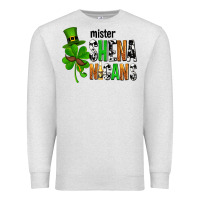 Oatmeal Heather St. Patrick's Mister shenanigans Premium Sweatshirt - OliviaCreatesArt
