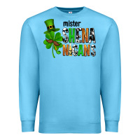 Ocean Blue St. Patrick's Mister shenanigans Premium Sweatshirt - OliviaCreatesArt