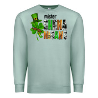 Seafoam St. Patrick's Mister shenanigans Premium Sweatshirt - OliviaCreatesArt