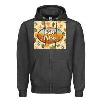 Charcoal Heather retro fall vibes Zipper Hoodie - TumblerDesignByShophia