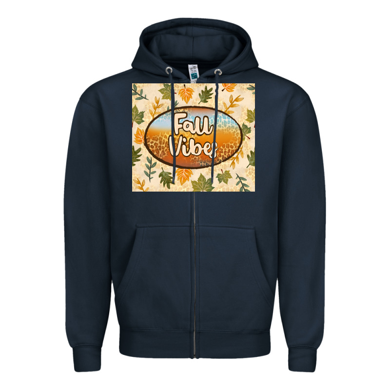 Retro Fall Vibes Zipper Hoodie by TumblerDesignByShophia | Teevron