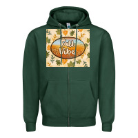 Sports Green retro fall vibes Zipper Hoodie - TumblerDesignByShophia