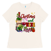 Bone Christmas and wine Ladies Tee - AdoDesignShop