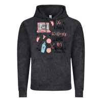 Vintage Black she works willingly with her hands Vintage Hoodie - MaliasSmallBusiness