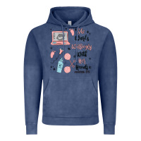 Vintage Denim she works willingly with her hands Vintage Hoodie - MaliasSmallBusiness