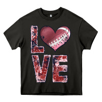Asphalt football love Heavy Core Tee - JahusDesignShop