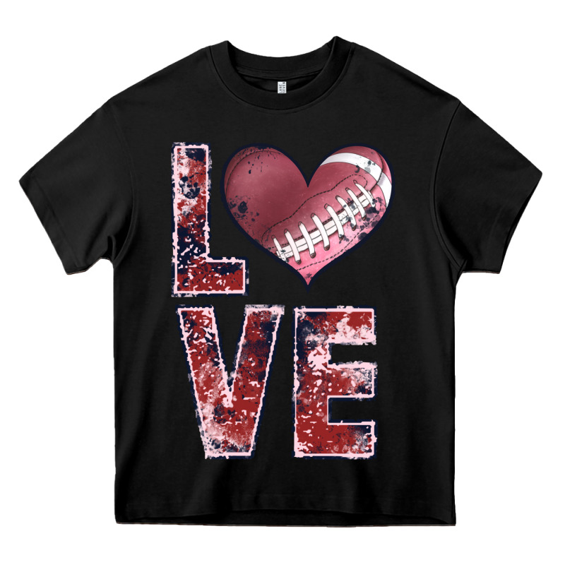 Football Love Heavy Core Tee by JahusDesignShop | Teevron