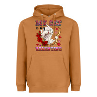 Meerkat my cat is my valentine Heavyweight Hoodie - OliviaCreatesArt