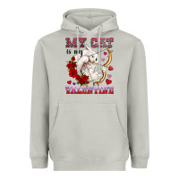 Moon Dust my cat is my valentine Heavyweight Hoodie - OliviaCreatesArt