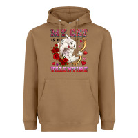 Toasted Coconut my cat is my valentine Heavyweight Hoodie - OliviaCreatesArt
