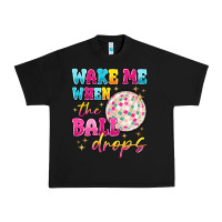 Black wake me when the ball drops Urban Heavy Tee - MaliasSmallBusiness