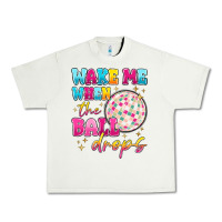 Pistachio wake me when the ball drops Urban Heavy Tee - MaliasSmallBusiness