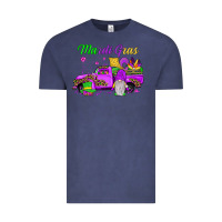 Vintage Denim mardi gras truck gnome Vintage Tee - JahusDesignShop