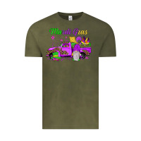 Vintage Olive mardi gras truck gnome Vintage Tee - JahusDesignShop