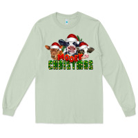 Matcha Mooey Christmas Cows Long Sleeve Tee - LillyAllenDesigns