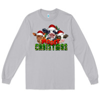 Moon Dust Mooey Christmas Cows Long Sleeve Tee - LillyAllenDesigns