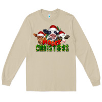 Mushroom Mooey Christmas Cows Long Sleeve Tee - LillyAllenDesigns