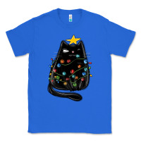 True Royal christmas cat with lights Classic Tee - MaliasSmallBusiness