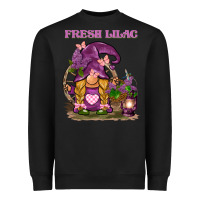 Black fresh lilac gnome Heavyweight Sweatshirt - BarkalooDesign