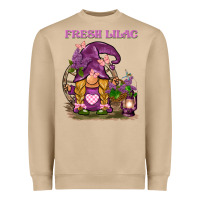 Mushroom fresh lilac gnome Heavyweight Sweatshirt - BarkalooDesign