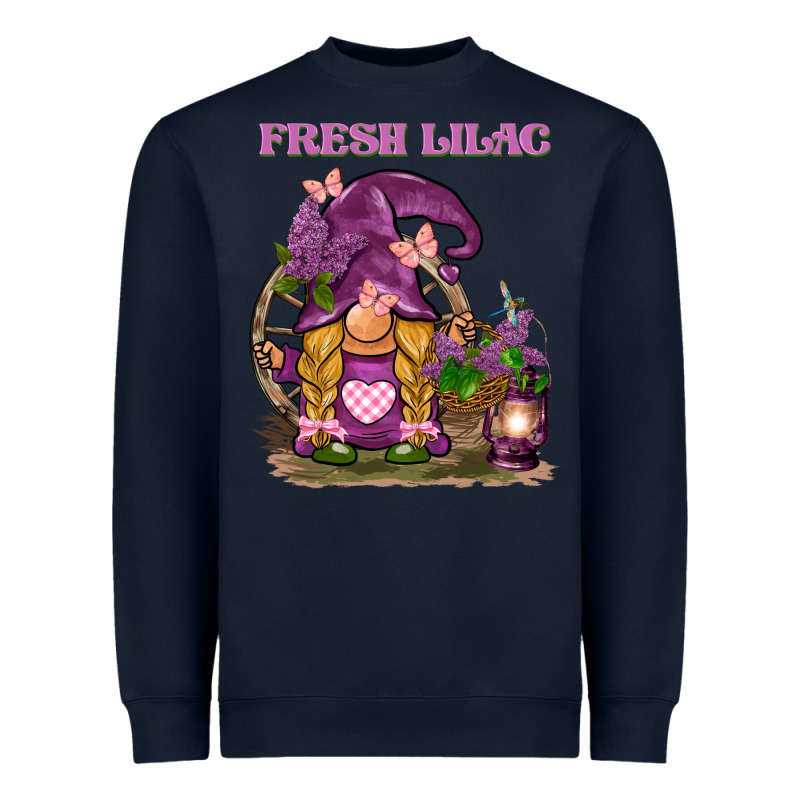 Fresh Lilac Gnome Heavyweight Sweatshirt by BarkalooDesign | Teevron