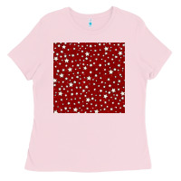 Bubblegum Pink glitter 4th of july seamless pattern Ladies Tee - BundleAndBundleShop