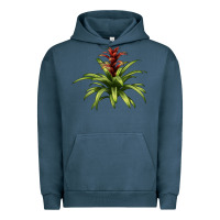 Pigment Midnight Navy Bromeliads Urban Hoodie - LillyAllenDesigns