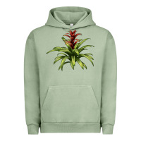 Pigment Oil Green Bromeliads Urban Hoodie - LillyAllenDesigns