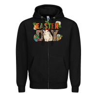 Black Easter Day Zipper Hoodie - HowdyJamesFarm