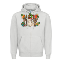 Dove Grey Easter Day Zipper Hoodie - HowdyJamesFarm