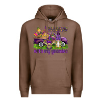 Chestnut Parading with my gnomies Premium Hoodie - HowdyJamesFarm