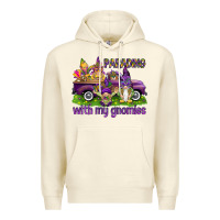 Sandshell Parading with my gnomies Premium Hoodie - HowdyJamesFarm