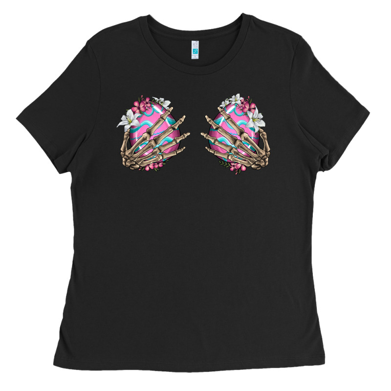 Easter Hands Skeleton Ladies Tee by Jasminsmagicworld | Teevron