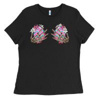Black easter hands skeleton Ladies Tee - Jasminsmagicworld