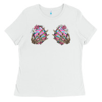 White easter hands skeleton Ladies Tee - Jasminsmagicworld