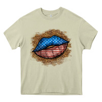 Mossy western 4 of july lips Heavy Core Tee - BundleAndBundleShop