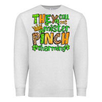 Oatmeal Heather St. Patrick's They call me mister pinch charming Premium Sweatshirt - OliviaCreatesArt