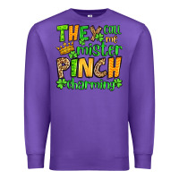 Purple St. Patrick's They call me mister pinch charming Premium Sweatshirt - OliviaCreatesArt