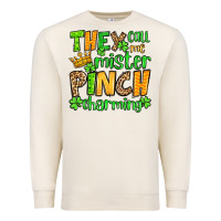 Sandshell St. Patrick's They call me mister pinch charming Premium Sweatshirt - OliviaCreatesArt
