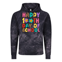 Cloud Black happy 100 th day of school Vintage Hoodie - MaliasSmallBusiness
