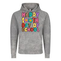 Cloud Rock happy 100 th day of school Vintage Hoodie - MaliasSmallBusiness