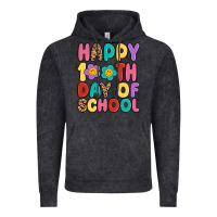 Vintage Black happy 100 th day of school Vintage Hoodie - MaliasSmallBusiness