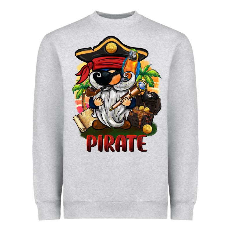 Pirate Gnome Heavyweight Sweatshirt by BarkalooDesign | Teevron
