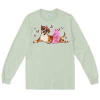 Matcha boxer dog with tutu Long Sleeve Tee - LillyAllenDesigns
